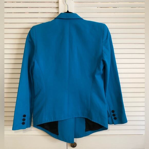 Smythe Turquoise Blazer Sz 4 - Picture 4 of 4